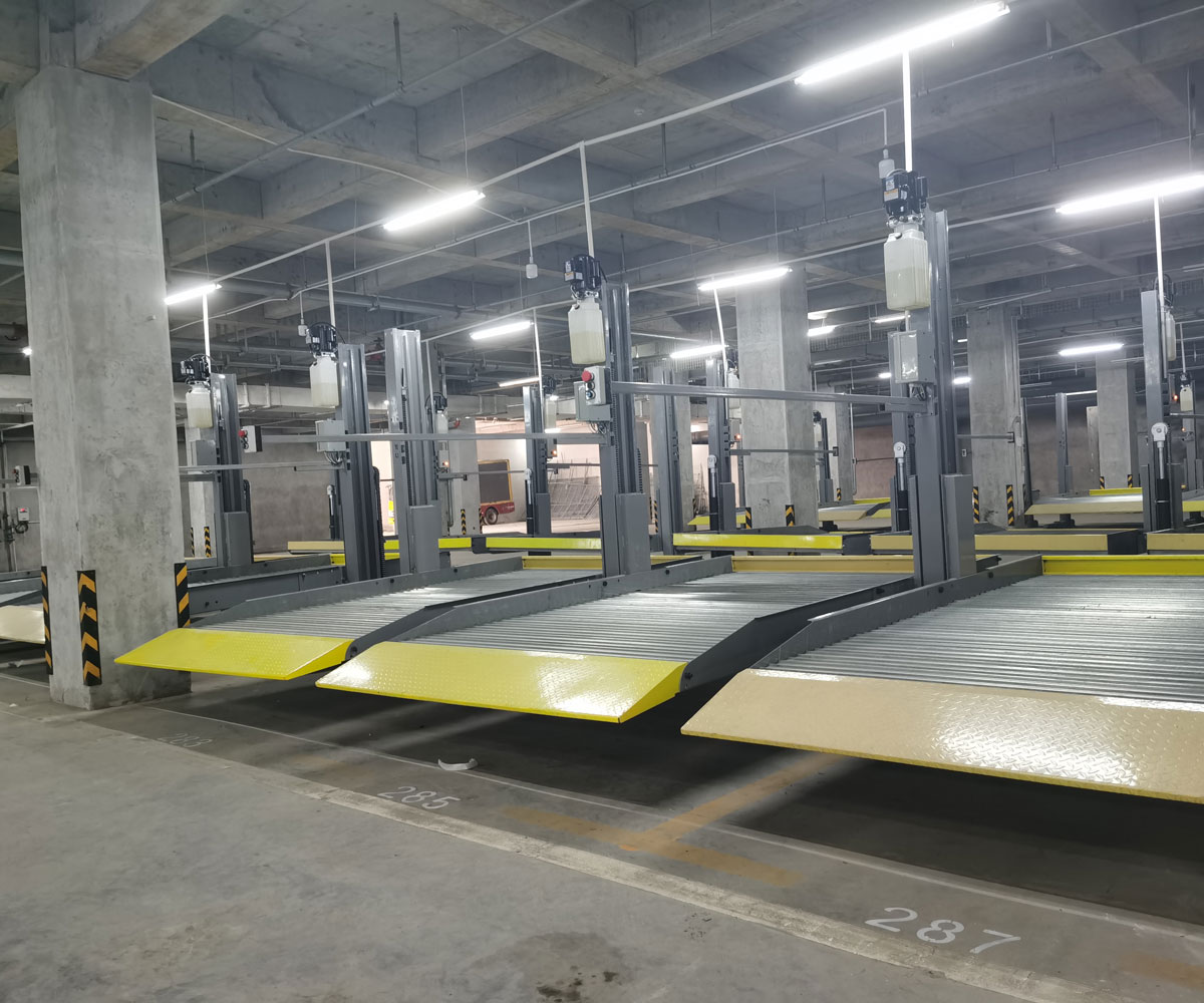 重慶兩層升降立體停車場過規劃
