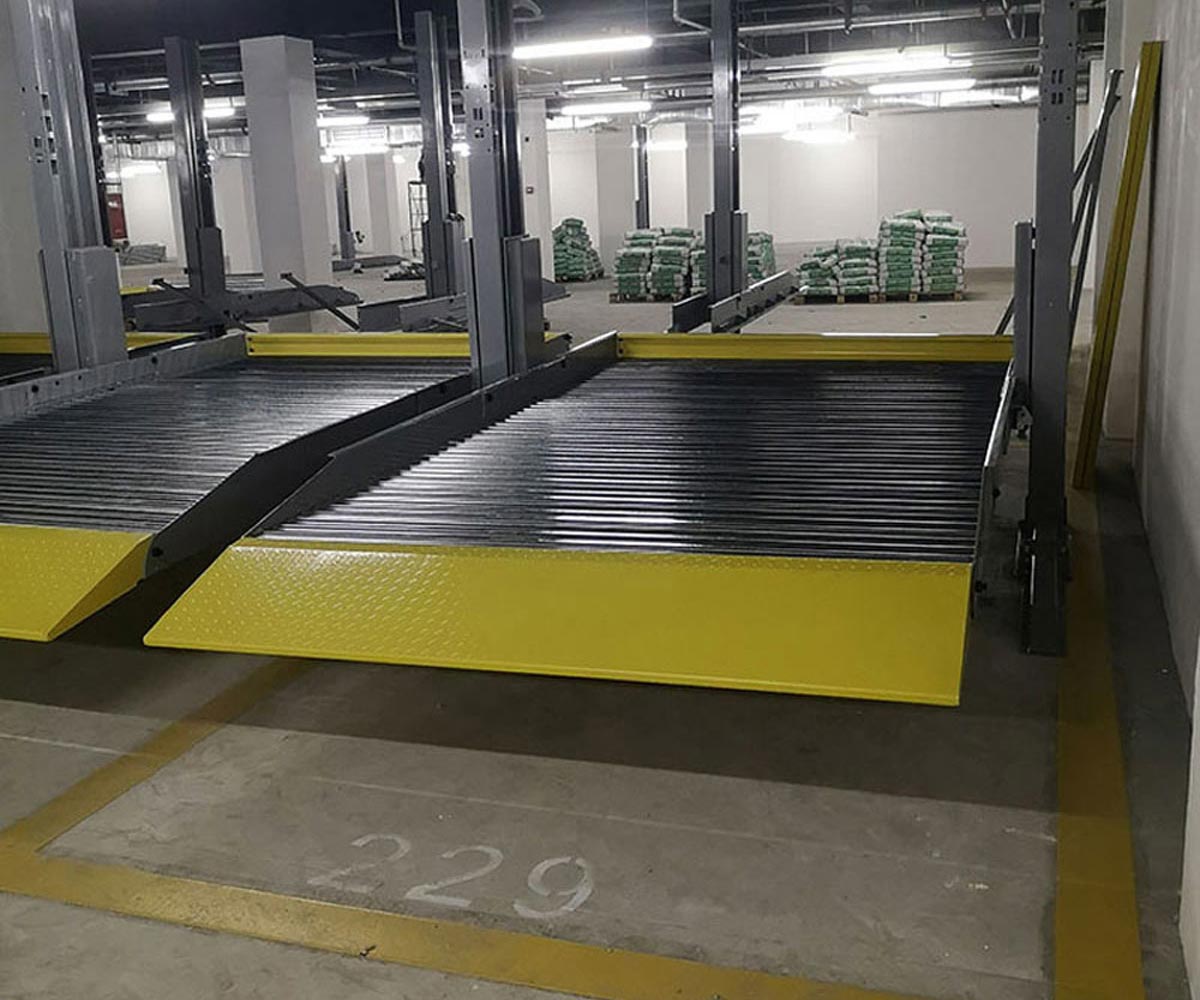 長壽三層升降機械式立體車庫租用