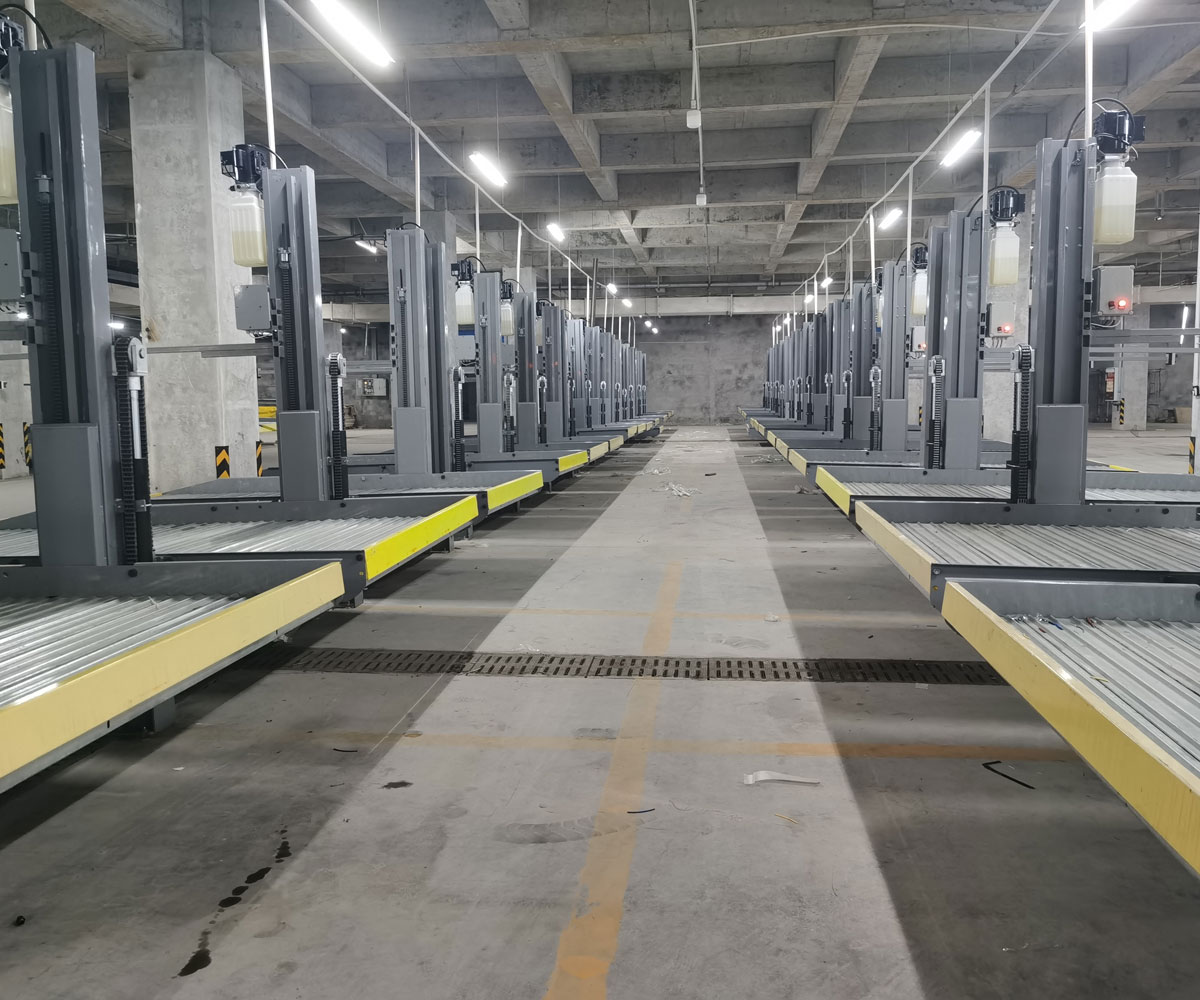 開福升降橫移類車庫工作原理