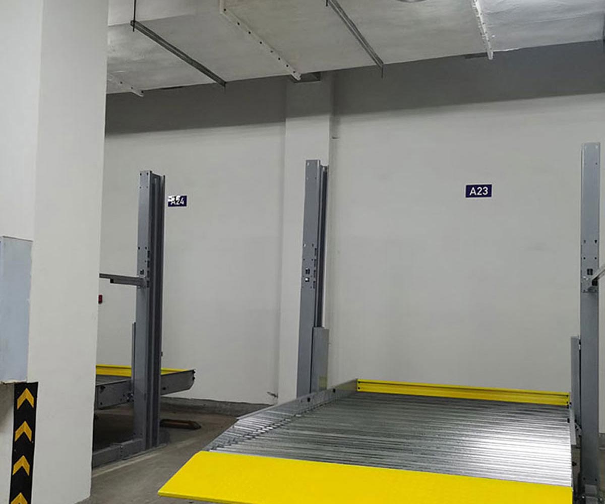北湖成都立體機械車庫排氣口的安置方法